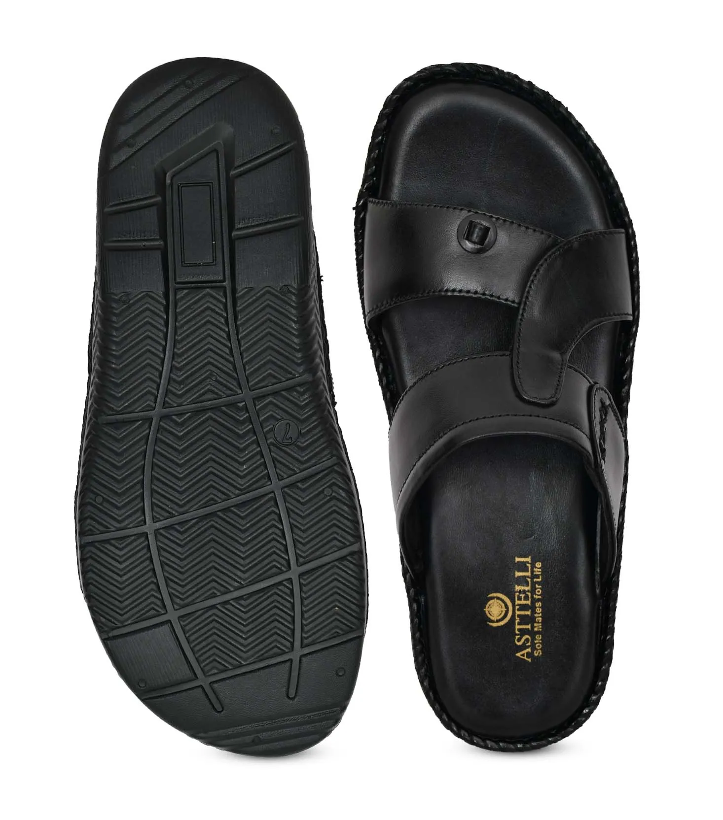 Men’s Synthetic Leather Slippers – Luxury Comfort, Everyday Style - Image 4