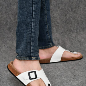 White Cork Slippers – Everyday Comfort with Natural Support (Copy)